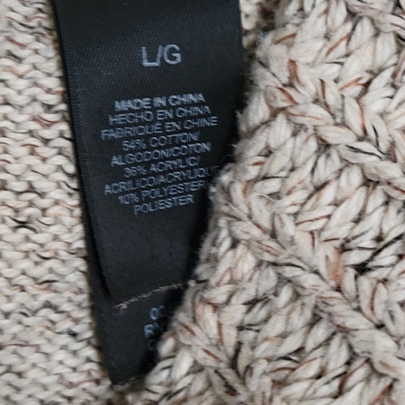 Vintage Composites by Liz Claiborne Hooded Cotton Blend Sweater - Picture 7 of 12